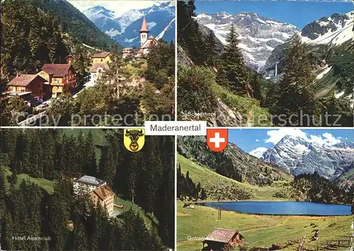 Maderanertal Hotel Alpenclub Scheerhorn Kat. Silenen