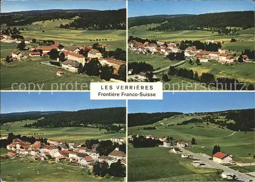 Les Verrieres Ortsansichten Grenze Frankreich Schweiz Kat. Les Verrieres