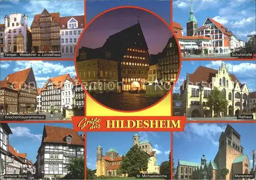 Hildesheim Hinterer Bruehl Mariendom Wedekindhaus Kat. Hildesheim