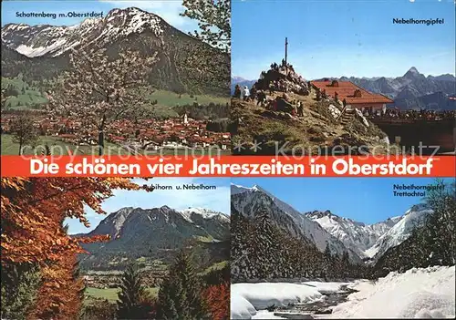 Oberstdorf Vier Jahreszeiten Kat. Oberstdorf