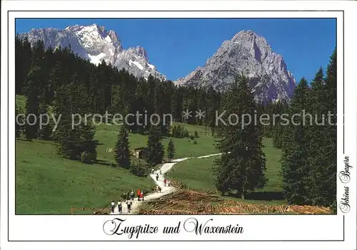 Zugspitze Waxenstein Kat. Garmisch Partenkirchen