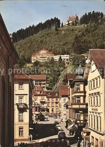 Wildbad Schwarzwald Bergbahn Sommerberg Hotel Kat. Bad Wildbad