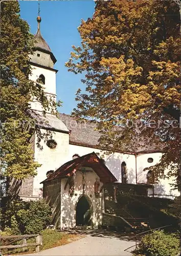 Maria Eck Wallfahrtskirche Bayerische Alpen Kat. Siegsdorf