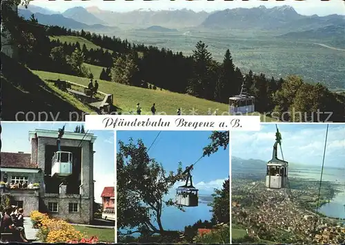 Bregenz Vorarlberg Pfaenderbahn Kat. Bregenz