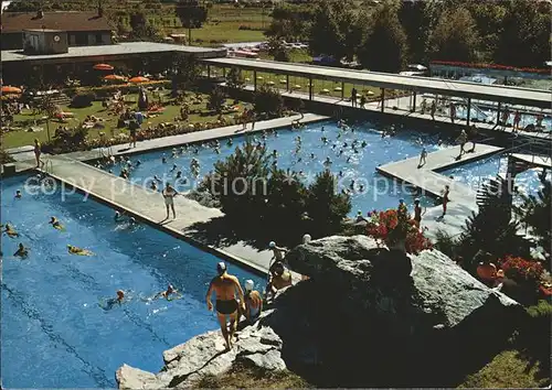 Brigerbad Wallis Freiluft Thermal Schwimmbaeder Kat. Brigerbad