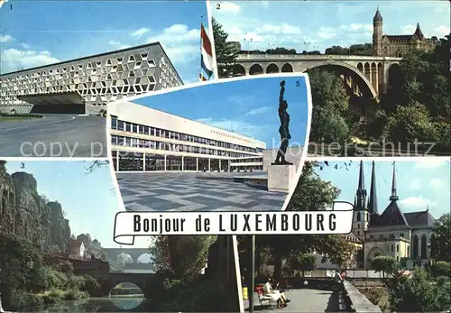 Luxembourg Luxemburg Volkstheater Kathedrale  / Luxembourg /