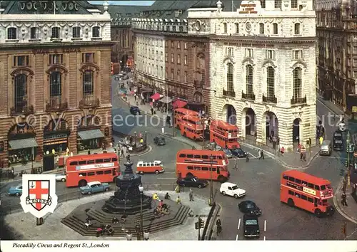 London Piccadilly Circus Regent Street Kat. City of London