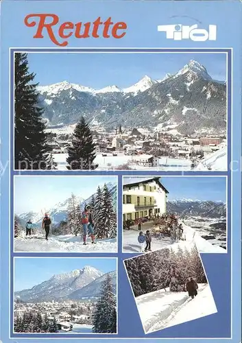 Reutte Tirol Wintersportplatz S?uling Hahnenkamm Titzl Schneid  Kat. Reutte
