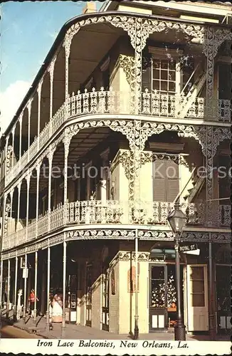 New Orleans Louisiana Iron Lace Balconies / New Orleans /