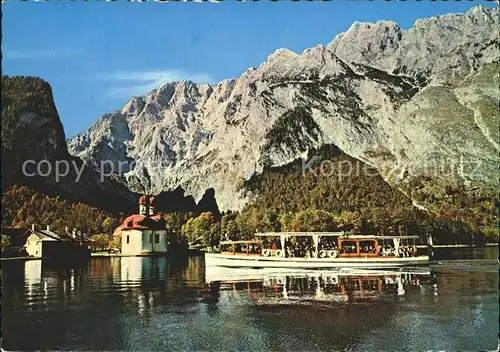 St Bartholomae Watzmann Ostwand  Kat. Schoenau a.Koenigssee