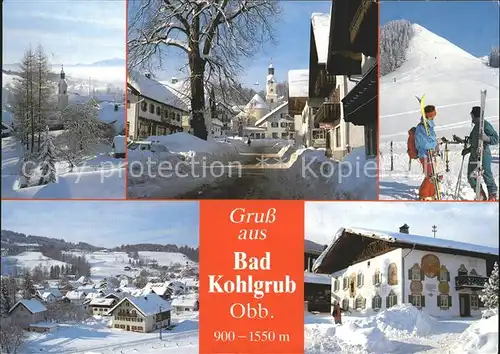 Bad Kohlgrub Wintersportplatz Stahl  und Moorbad Kat. Bad Kohlgrub