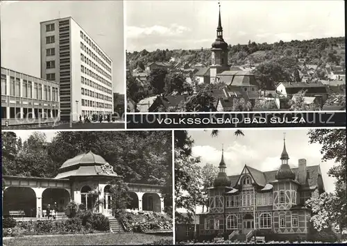 Bad Sulza Bergarbeiter Sanatorium Teilansicht Trinkhalle Inhalatorium Kat. Bad Sulza