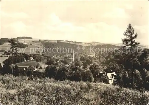 Hohenfichte Blick ins Floehatal Kat. Leubsdorf Sachsen