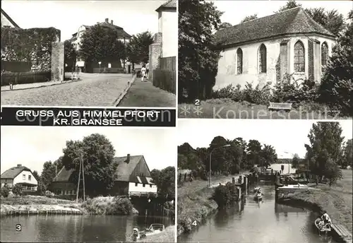 Himmelpfort An der Stadtmauer Klosterkirche Am Kanal An der Schleuse Kat. Fuerstenberg