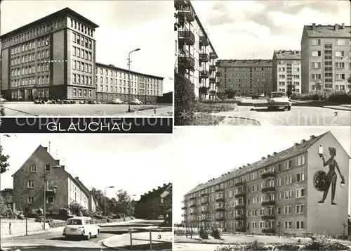 Glauchau Ingenieurschule fuer Anlagebau Albert Schweizer Siedlung Geschwister Schall Strasse Kat. Glauchau