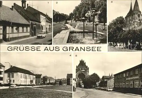 Gransee Rudolf Breitscheid Strasse Platz der Opfer des Faschismus Marienkirche Kat. Gransee