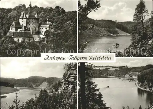 Zschopau Talsperre und Burg Kriebstein Kat. Zschopau