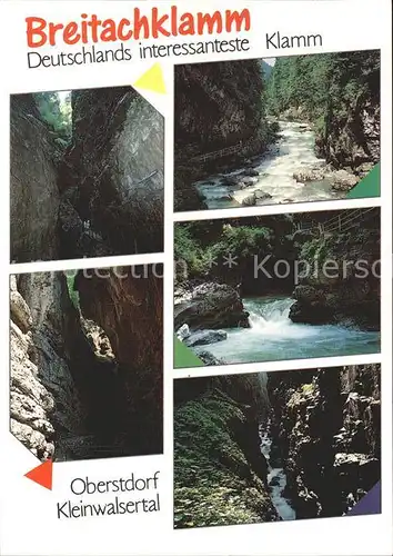 Oberstdorf Breitachklamm Kat. Oberstdorf