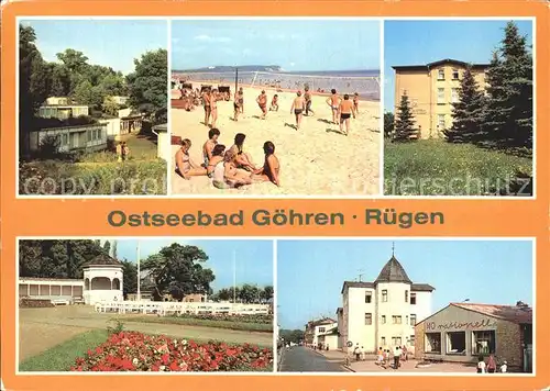 Goehren Ruegen Ostseebad Urlaubersiedlung Friedrich Engels Strand Kat. Goehren Ostseebad Ruegen