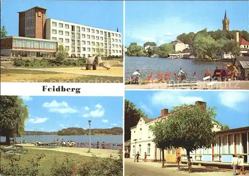 Feldberg Mecklenburg FDGB Heim Freundschaft Strand Kat. Feldberger Seenlandschaft