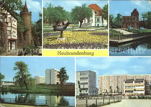 Neubrandenburg Wiekhaus Moenchenturm Treptower Tor Kat. Neubrandenburg