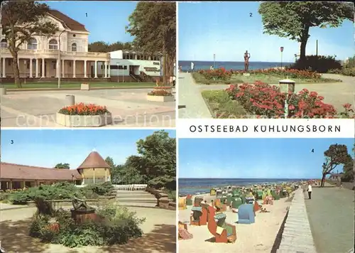 Kuehlungsborn Ostseebad Meerwasserschwimmhalle FDGB Strandpromenade Konzertgarten Kat. Kuehlungsborn