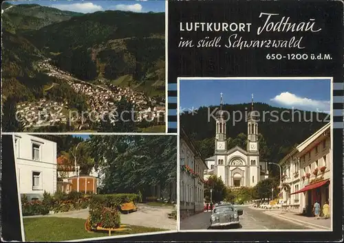 Todtnau Luftkurort Schwarzwald Kirche  Kat. Todtnau