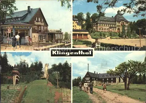 Klingenthal Vogtland HOG Sport Hotel Rathaus Grosse Aschbergschanze Kat. Klingenthal Sachsen