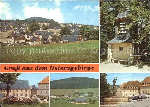 Altenberg Dippoldiswalde Osterzgebirge Baerenfels Baerenstein Lauenstein Kat. Altenberg