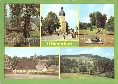 Olbernhau Erzgebirge Althammer Denkmal Saigerhuette Gruenthal Kirche  Kat. Olbernhau