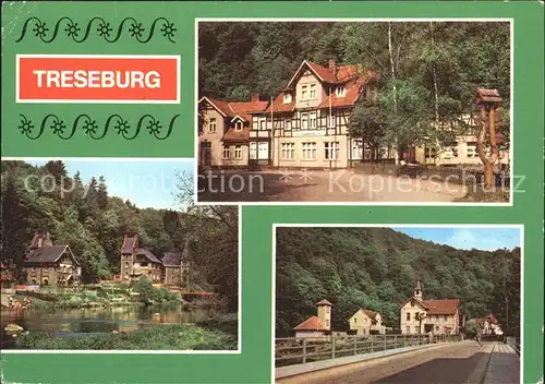 Treseburg Harz FDGB Erholungsheim Luppbode Halde Gemeindeschwesternstation Kat. Treseburg