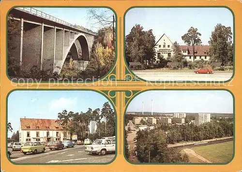 Stadtroda Hermsdorfer Kreuz Teufelstalbruecke Mitropa Autobahnhotel Kat. Stadtroda