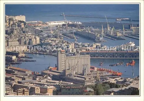 Genova Genua Liguria Panorama Hafen Kat. Genova