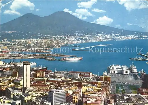 Napoli Neapel Panorama Viktor Emanuele Kat. Napoli