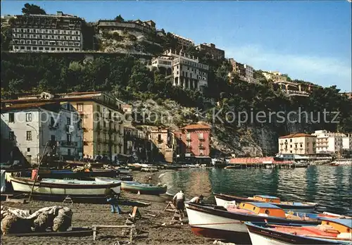 Sorrento Campania Marina Grande Hafen Boote  Kat. Sorrento