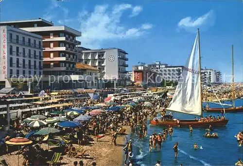 Cattolica Hotel Segelboot Strand  Kat. Cattolica