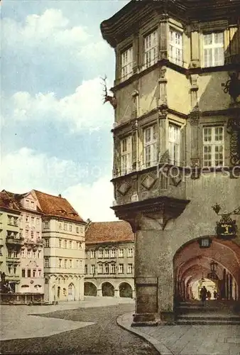 Goerlitz Sachsen Schoenhof Untermarkt aelteste Renaissancehaus Kat. Goerlitz