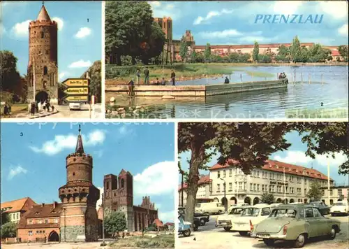 Prenzlau Blindower Tor Mitteltorturm Hotel Uckermarkt  Kat. Prenzlau