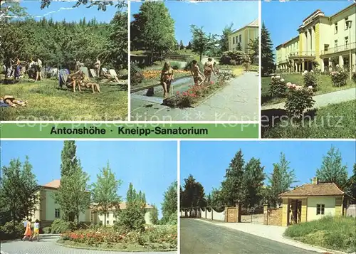 Antonsthal Erzgebirge Sanatorium Antonshoehe Kat. Breitenbrunn Erzgebirge