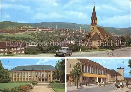 Aue Erzgebirge Kulturhaus Ernst Thaelmann Kaufhaus Oberschule  Kat. Aue