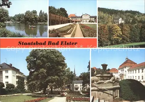 Bad Elster Badehaus Erholungsheim Gondelteich  Kat. Bad Elster