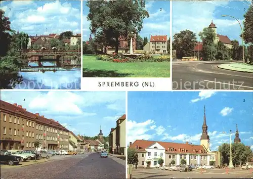 Spremberg Niederlausitz Spree Busbahnhof Schloss Clara Zetkin Strasse  Kat. Spremberg