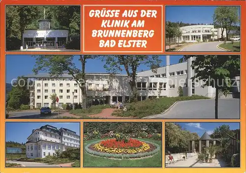 Bad Elster Klinik Brunnenberg Marienquelle Bade Museum Wandelhalle  Kat. Bad Elster