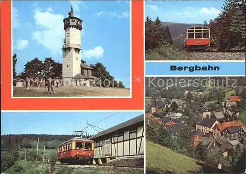 Cursdorf Bergbahn Froebelturm Bergbahn Flachstrecke  Kat. Cursdorf