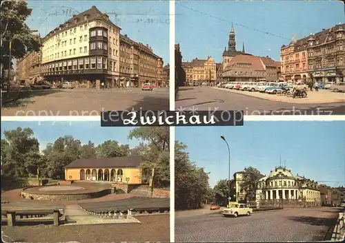 Zwickau Sachsen Ringkaffee Markt Freilichtbuehne Milchbar Kat. Zwickau