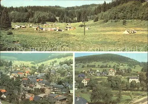 Manebach Campingplatz Ortsansichten Kat. Ilmenau