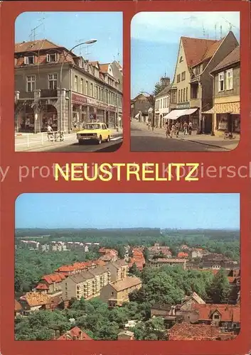 Neustrelitz Strelitzer  und Wilhelm Pieck Strasse Kat. Neustrelitz