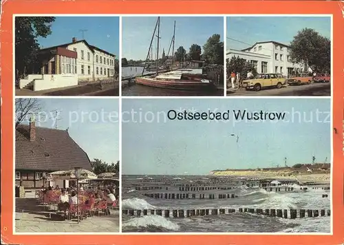 Wustrow Ostseebad Strand Hafen Kat. Ostseebad Wustrow