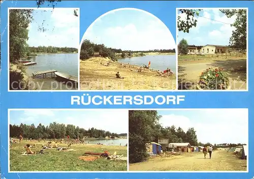 Rueckersdorf Doberlug Kirchhain Camping Strand Kat. Rueckersdorf Doberlug Kirchhain