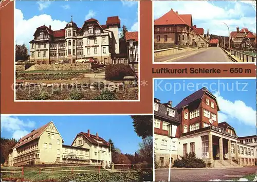Schierke Harz Brockenstrasse Hotel Heinrich Heine Kat. Schierke Brocken